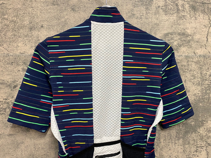 JM330 カフェドシクリステ CAFE DU CYCLISTE 半袖 サイクルジャージ XSサイズ 紺ベース