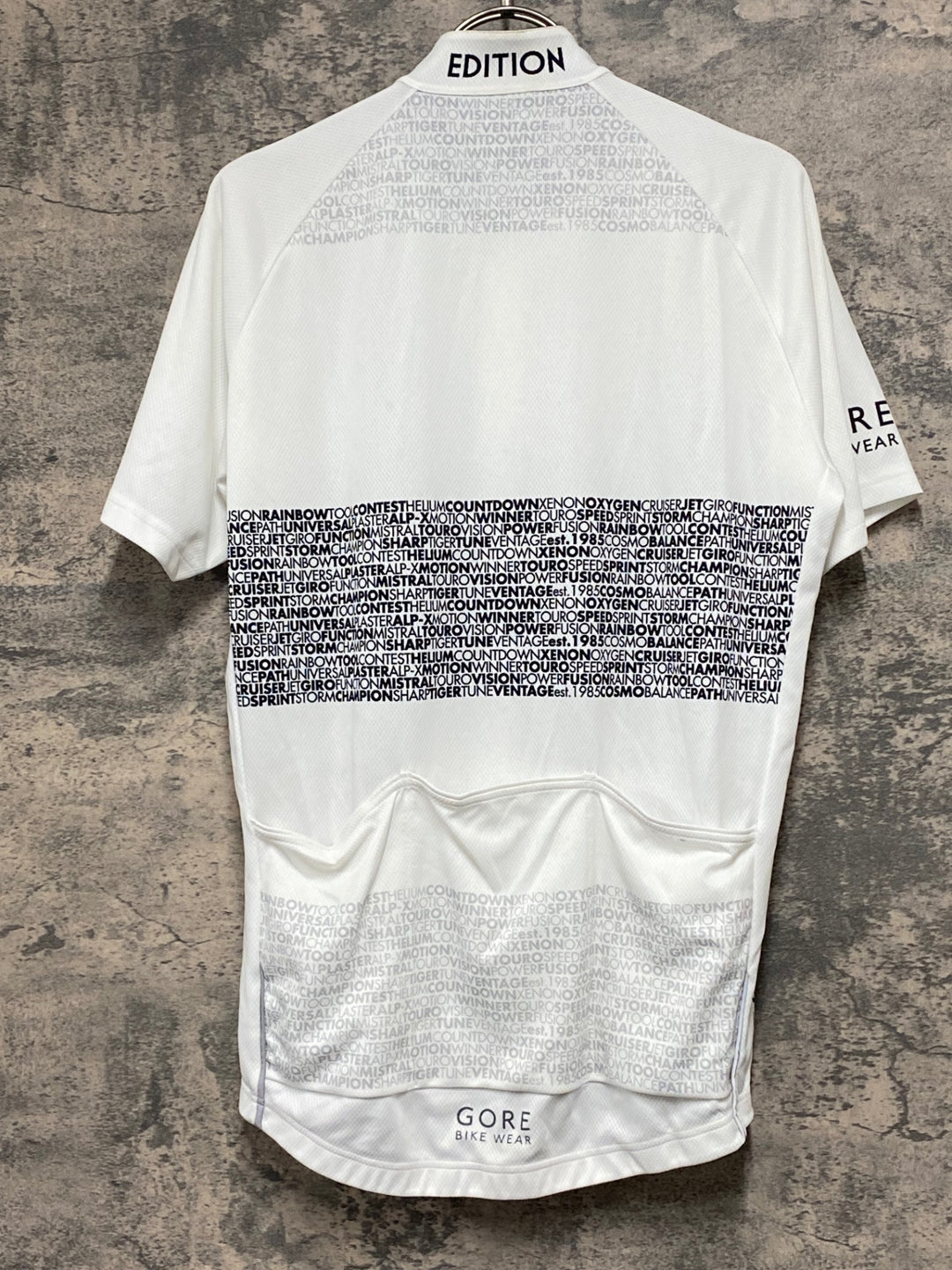 JX743 ゴア GORE BIKE WARE 半袖 サイクルジャージ 白 L
