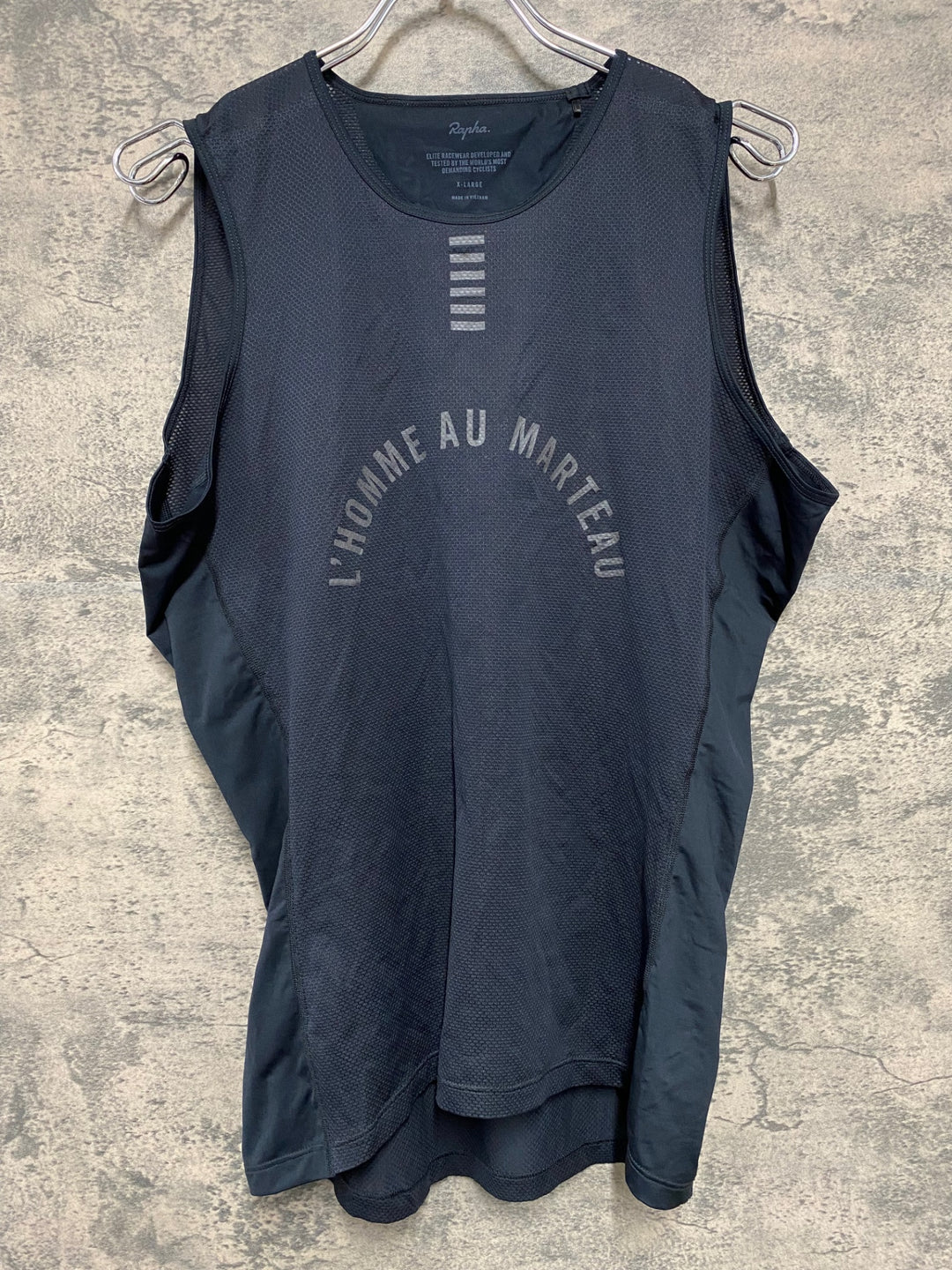KC673 ラファ Rapha PRO TEAM BASE LAYER SLEEVELESS ノースリーブ ベースレイヤー 黒 XL