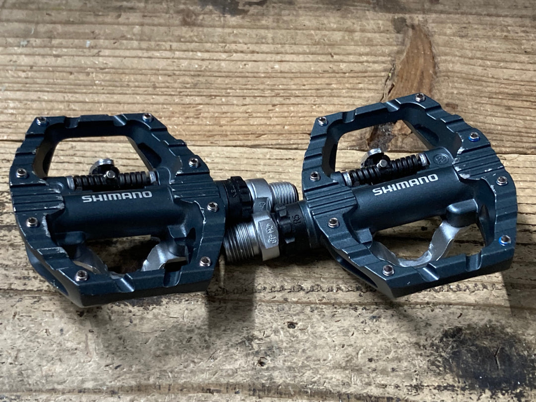 JZ377 シマノ SHIMANO PD-EH500 ビンディングペダル 片面フラット SPD