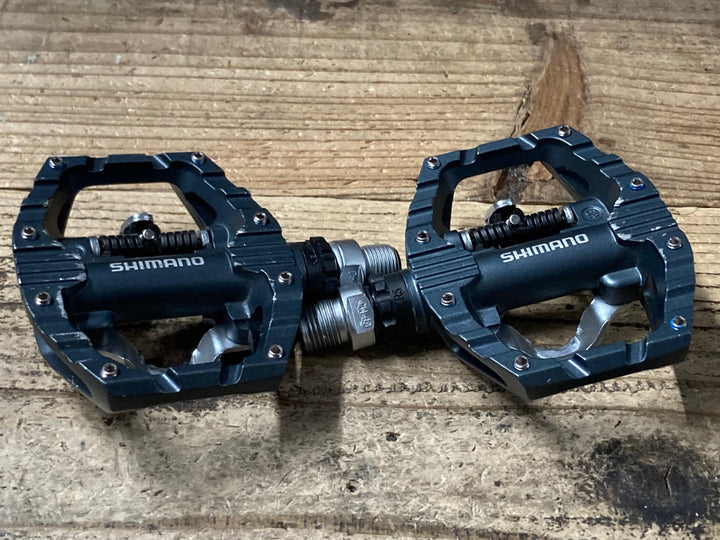 JZ377 シマノ SHIMANO PD-EH500 ビンディングペダル 片面フラット SPD