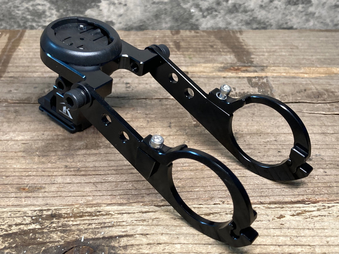 JI305 レックマウント REC-MOUNTS サイコンマウント Φ31.8 両持ち GARMIN用 キャットアイライトマウント付属