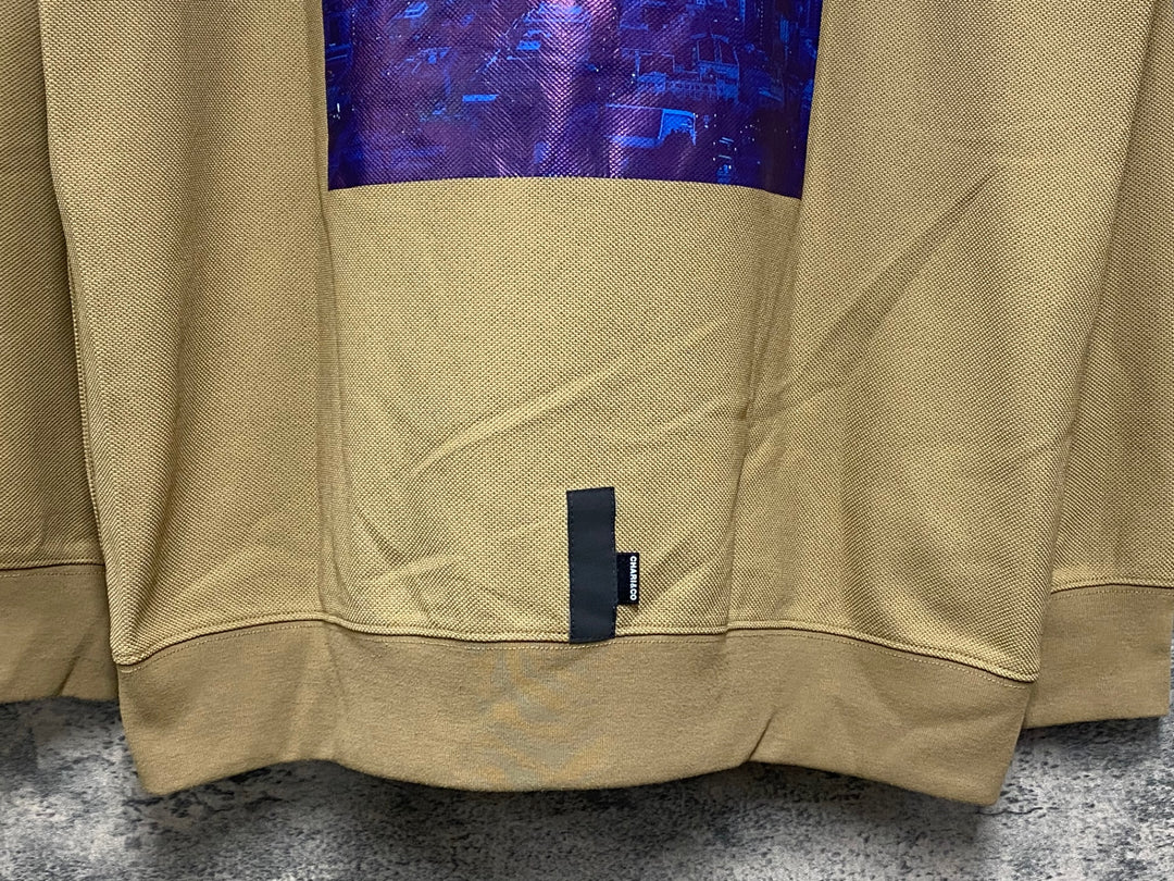 JV907 CHARI&CO 333 HIGH NECK PULLOVER 長袖 シャツ カーキ M
