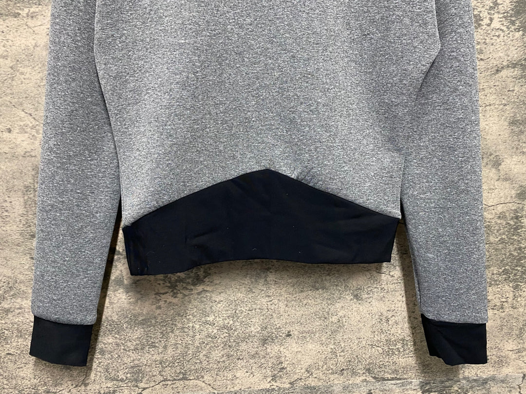 JV360 カフェドシクリステ Cafe du Cycliste SYLVIE WOMEN 長袖サイクルジャージ 黒グレー M