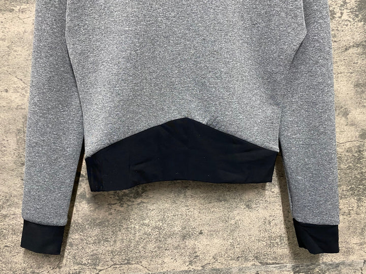 JV360 カフェドシクリステ Cafe du Cycliste SYLVIE WOMEN 長袖サイクルジャージ 黒グレー M