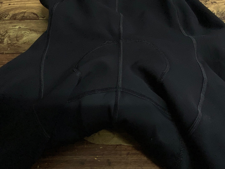 JV382 ラファ Rapha MEN'S PRO TEAM WINTER TIGHTS WITH PAD Ⅱ ビブタイツ 黒 S 裏起毛