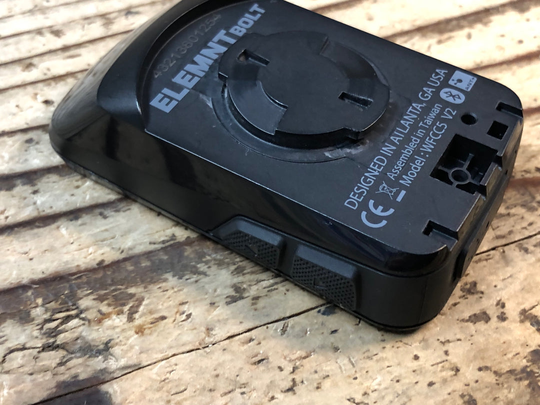 JY340 ワフー wahoo エレメント ELEMNT BOLT WFCC5 V2 サイクルコンピューター 動作確認済み