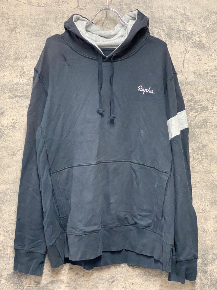 KG227 ラファ Rapha TRAIL HOODIE フーディ 長袖 スウェットパーカー 黒 XXL
