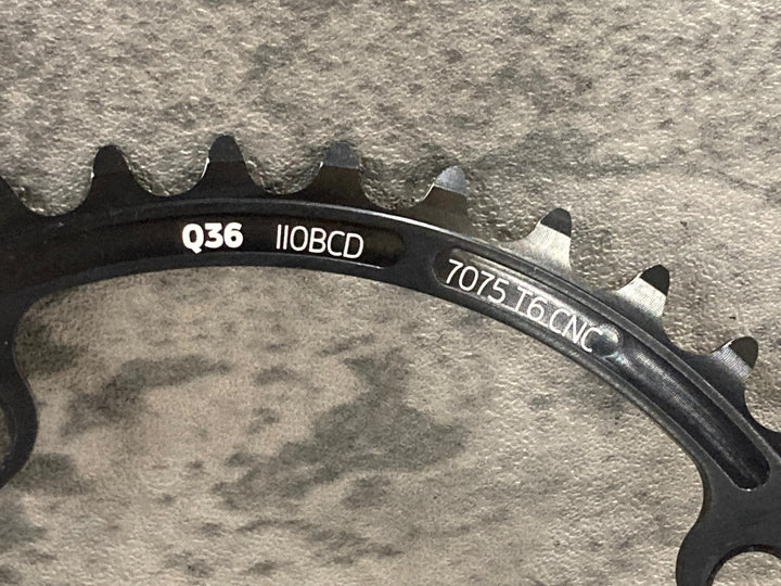 KB311 ローター ROTOR QRINGS AERO チェーンリング 2x BCD110 12/11S 4ARM 52/36T RIDEA 70xx用 チェーンリングボルト 付属