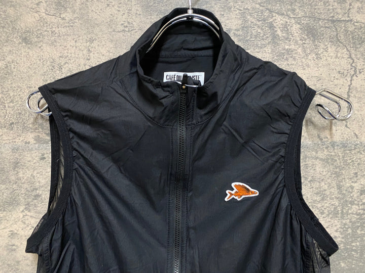 KS246 カフェドシクリステ cafe du cycliste EDITH GILET サイクルベスト ジレ 黒 S