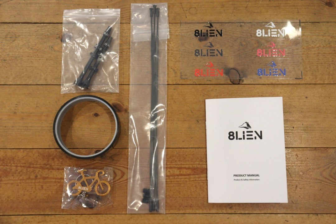 エイリアン 8LIEN L5 DISC WHEELS カーボン クリンチャー チューブレスレディ ホイールセット スラム XDR 11S/12S 【横浜店】