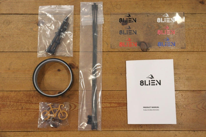 エイリアン 8LIEN L5 DISC WHEELS カーボン クリンチャー チューブレスレディ ホイールセット スラム XDR 11S/12S 【横浜店】