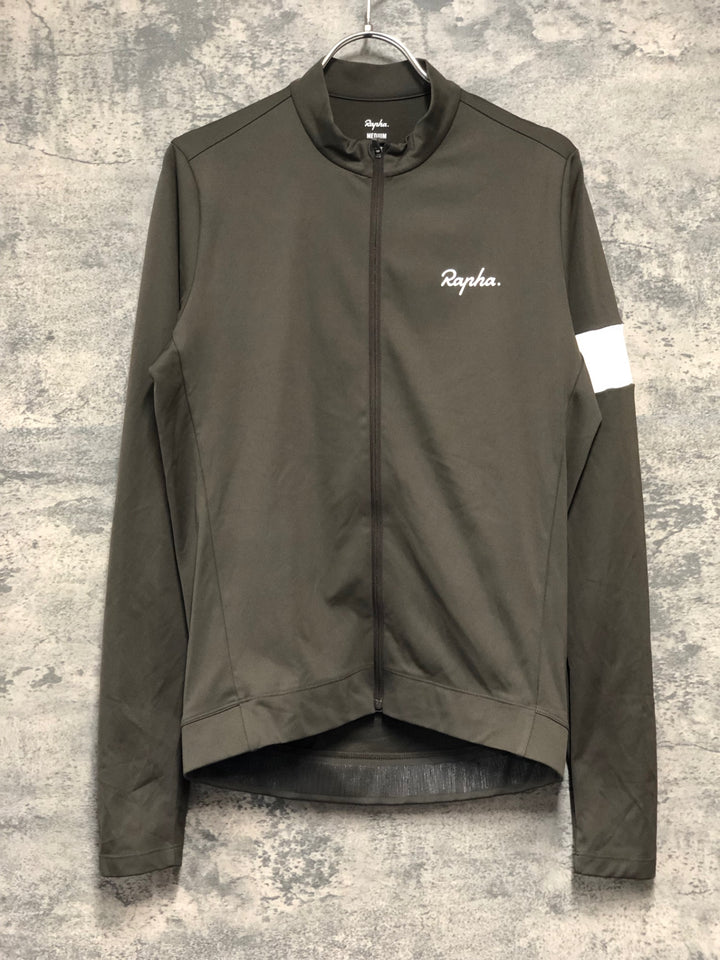 KK259 ラファ Rapha MEN'S CORE THERMAL LONG SLEEVE JERSEY 長袖 サイクルジャージ M
