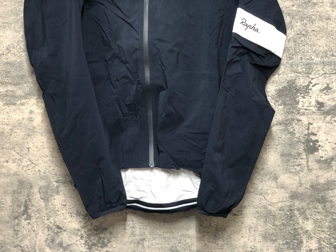 KN008 ラファ Rapha CLASSIC RAIN JACKET Ⅱ 長袖 サイクルジャケット 黒 XS