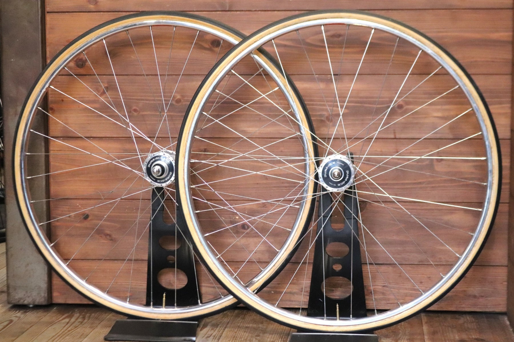 NJS DUR-ACE ARAYA GOLD 完組ホイール 前後 アラヤ ARAYA ゴールドリム GOLD NJS シマノ SHIMANO デュラエース