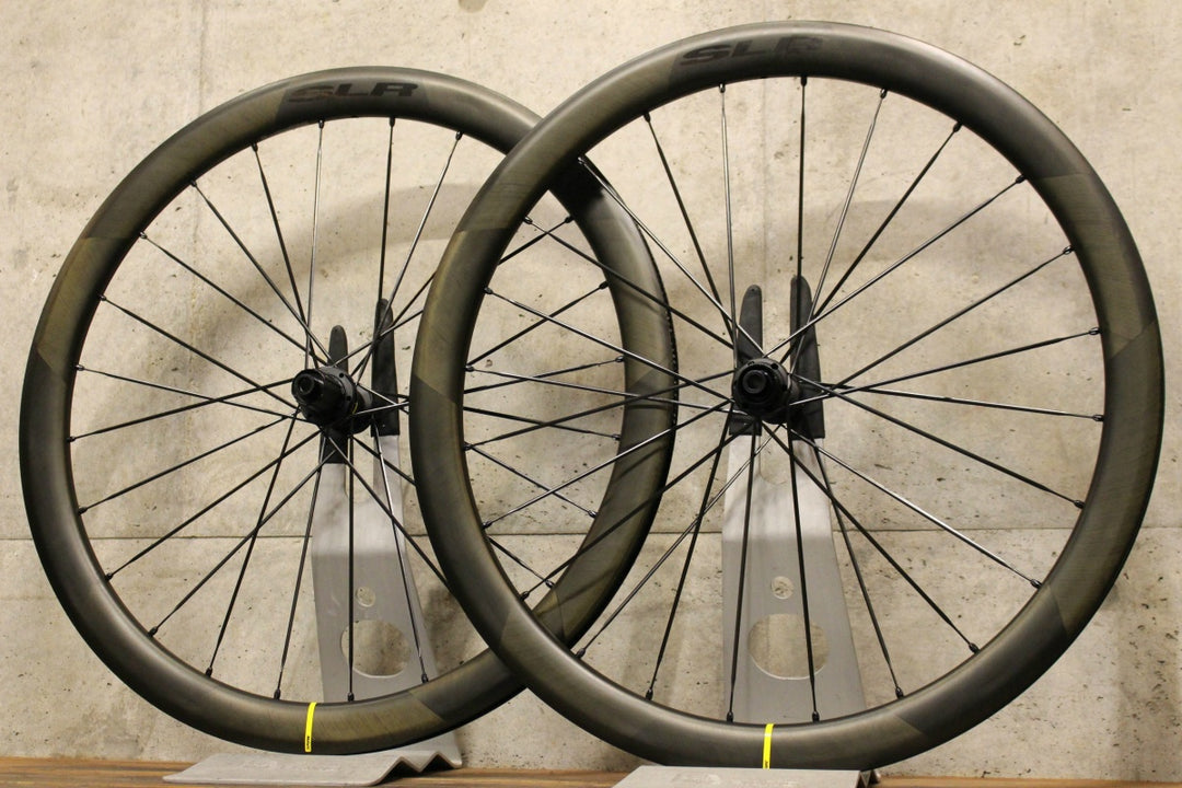 マヴィック MAVIC コスミック COSMIC SLR45 DISC カーボン チューブレス ホイールセット シマノ 11/12S ワイド 19C【福岡店】