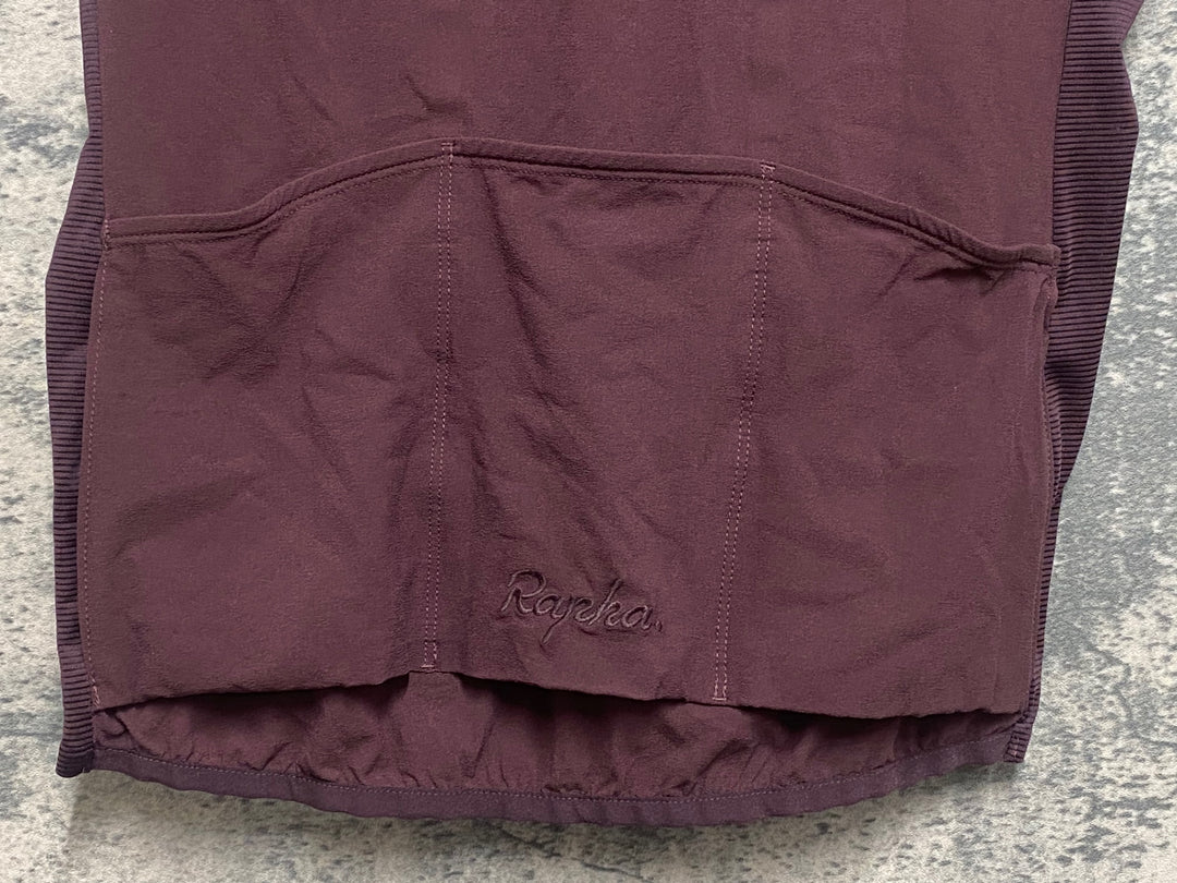 JN424 ラファ Rapha WOMEN'S SILK FLYWEIGHT JERSEY 半袖 サイクルジャージ 茶 S