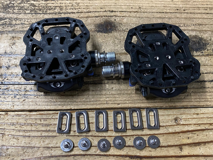 KA942 シマノ SHIMANO デュラエース DURA-ACE PD-R9100 ビンディングペダル SPD-SL クリート付