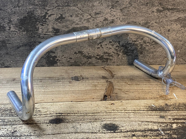 JV010 チネリ Cinelli Criterium 65-40 アルミ ドロップハンドル Φ26.2 エンドC-C400mm シルバー