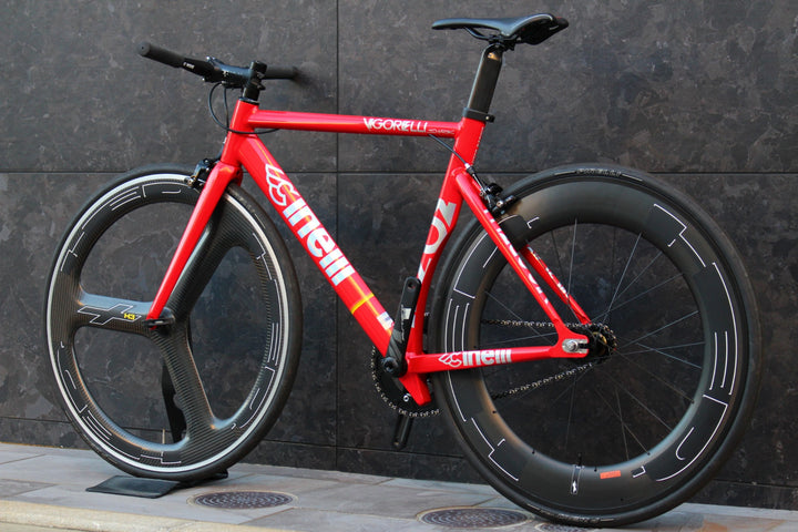 チネリ CINELLI ヴィゴレッリ VIGORELLI SHARK 2018 52サイズ アルミ ピストバイク 完成車 【福岡店】