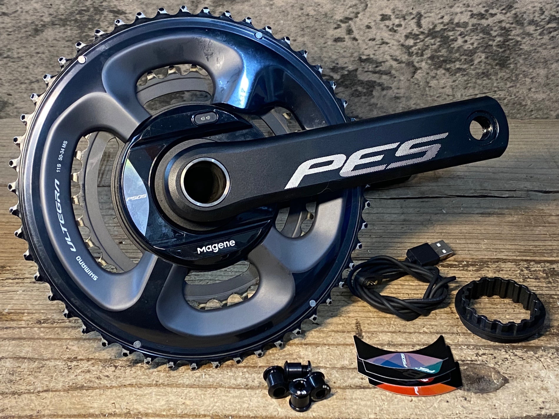 JQ115 マージーン MAGENE PES P505 クランク パワーメーター 165mm