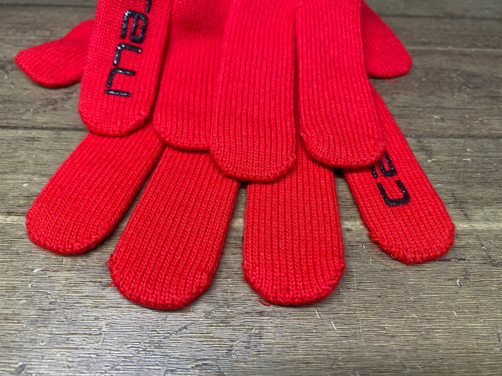IV736 カステリ CASTELLI CORRIDORE グローブ 赤 L/XL