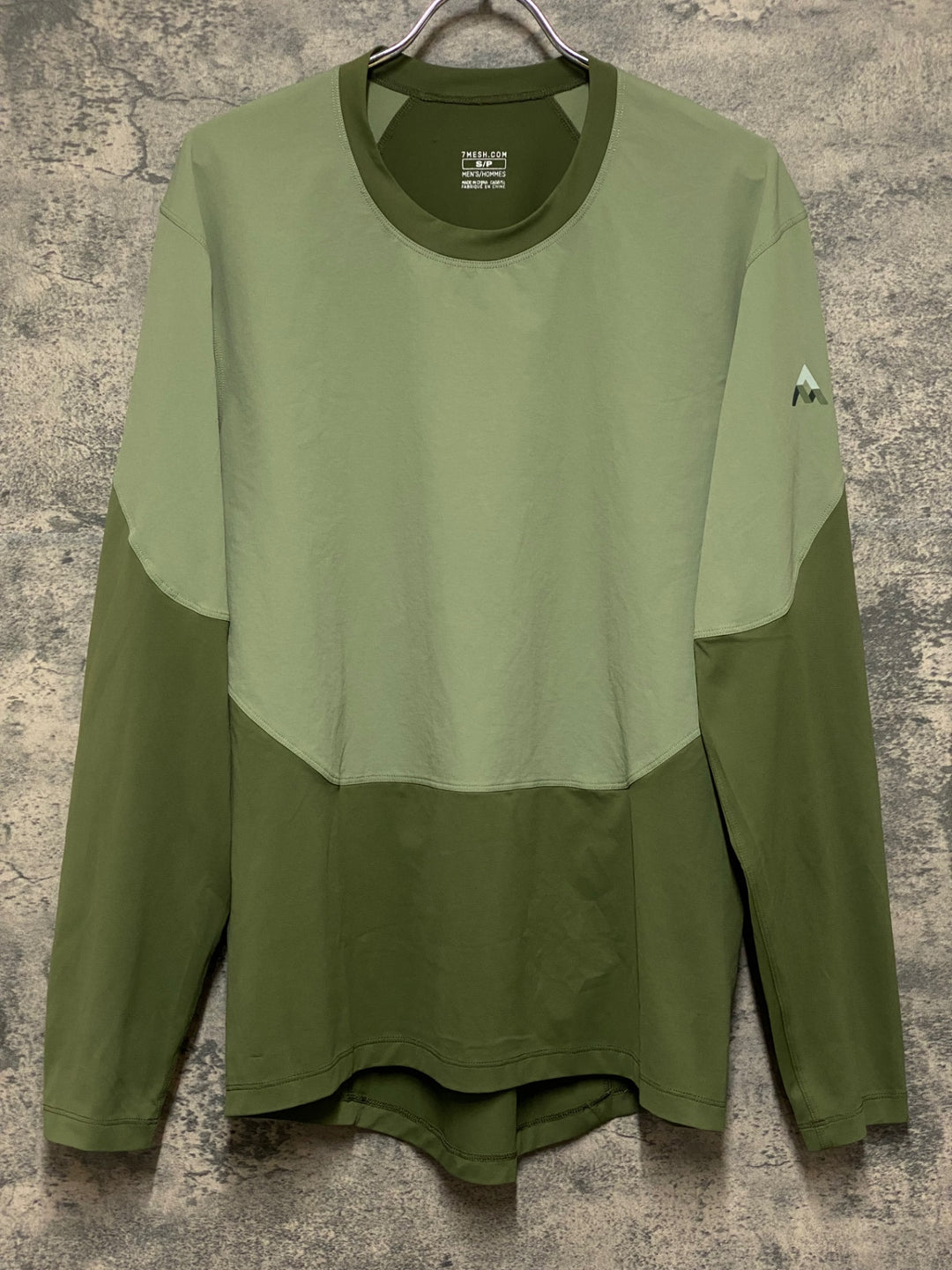KQ728 セブンメッシュ 7MESH Tシャツ 長袖 緑 S