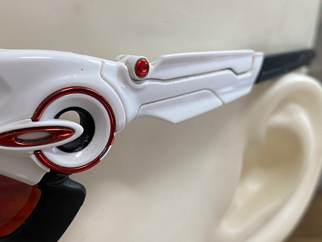 KL069 オークリー OAKLEY JAW BREAKER サングラス アイウェア 白 PRIZM 使用感あり