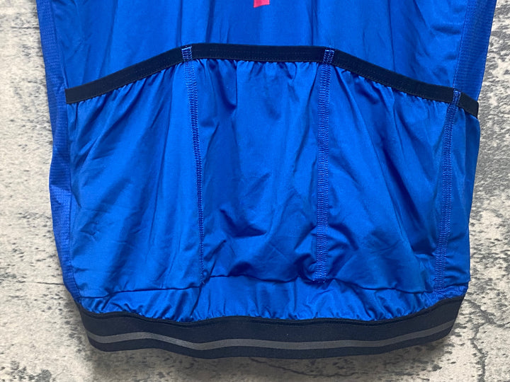 KJ268 オークリー OAKLEY CORE FIT 半袖 サイクルジャージ 青 S