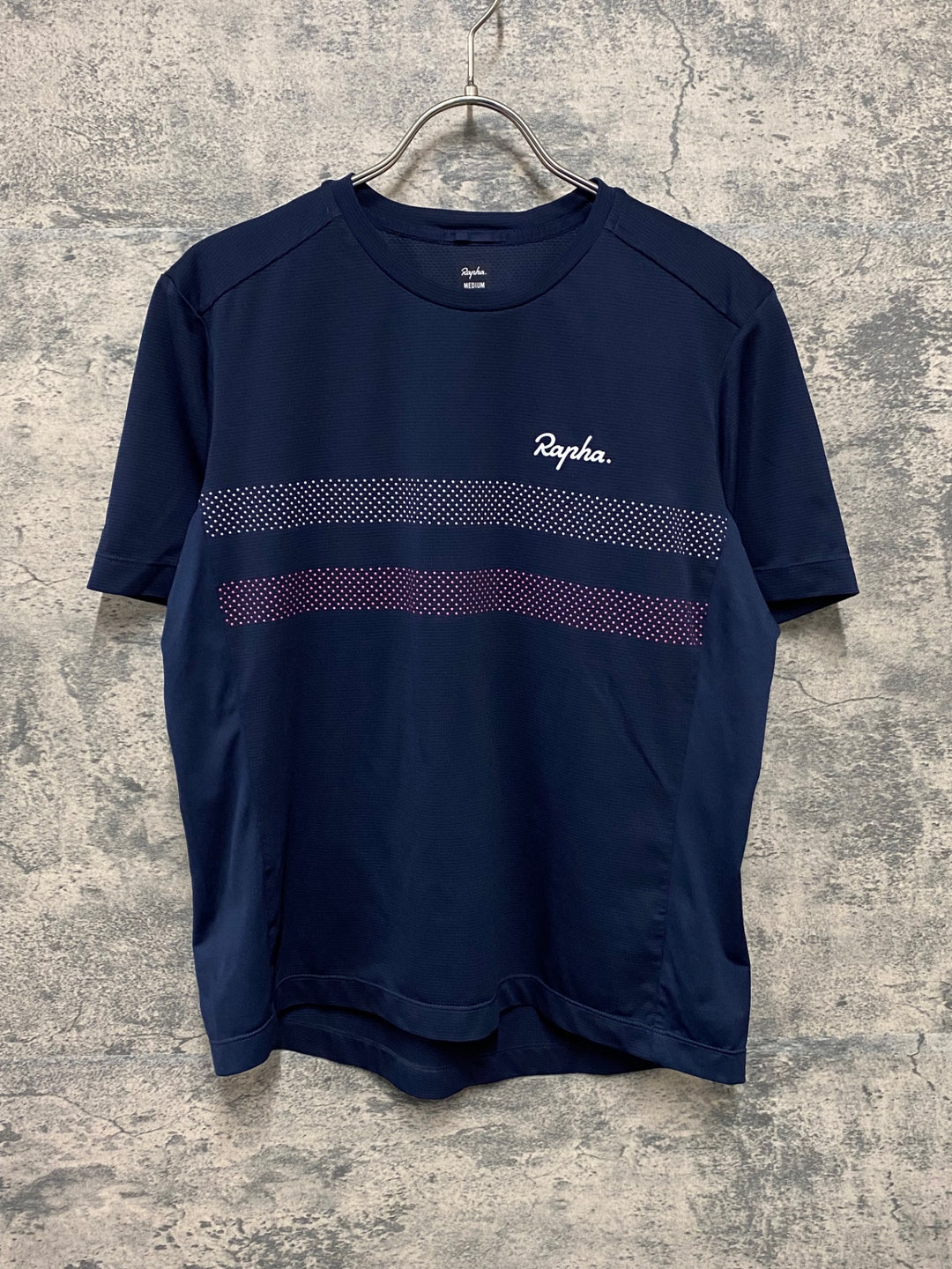JY090 ラファ Rapha WOMEN'S EXPLORE TECHNICAL T-SHIRT 半袖 Tシャツ レディース 紺 M