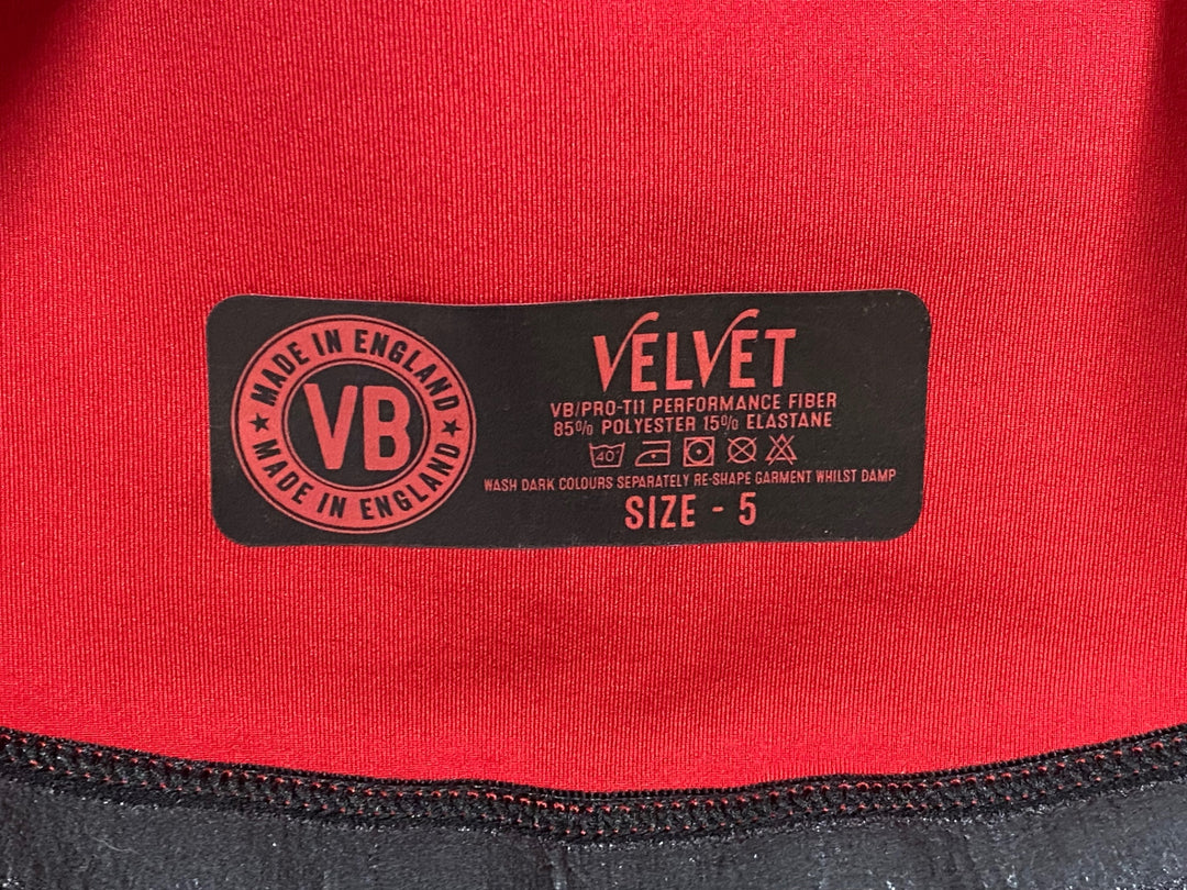 JI147 ヴェロビチ Velobici 長袖 サイクルジャージ 赤 5