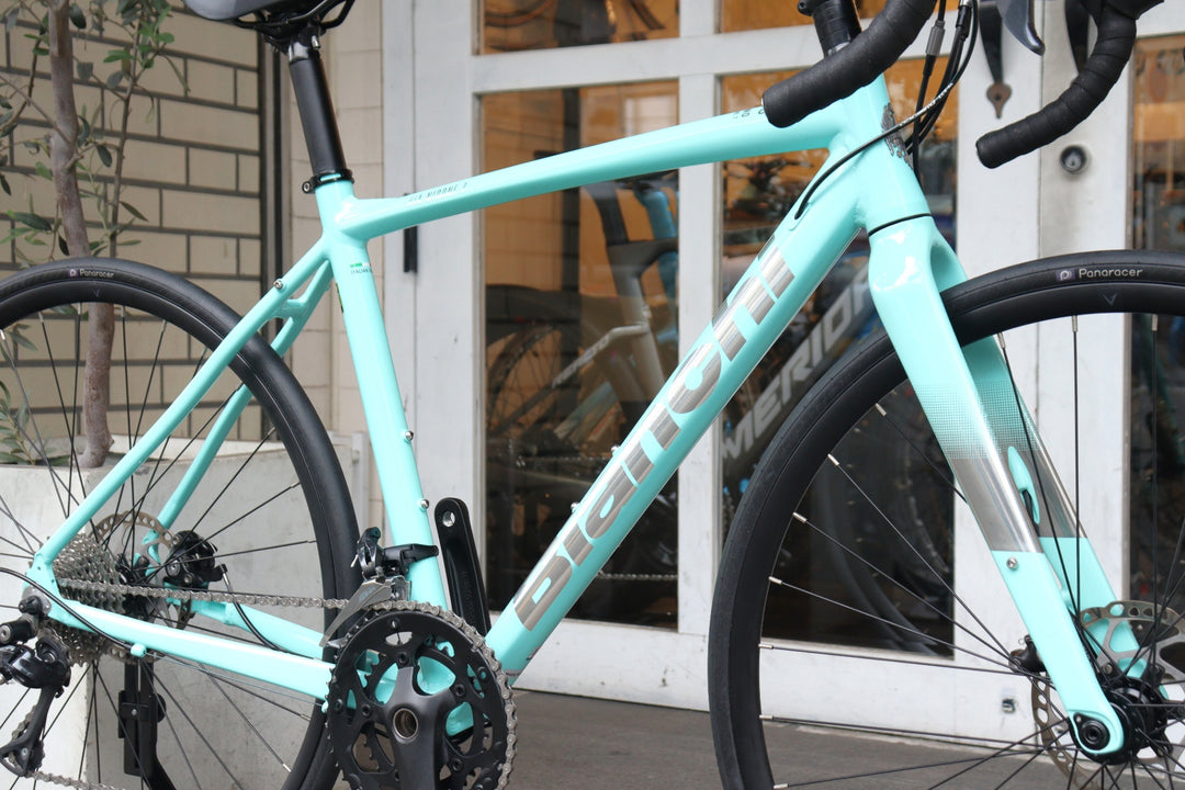 ビアンキ Bianchi ヴィア ニローネ ディスク Via Nirone7 DISC 2023モデル 53サイズ シマノ ソラ R3000 MIX 9S アルミ ロードバイク 【横浜店】