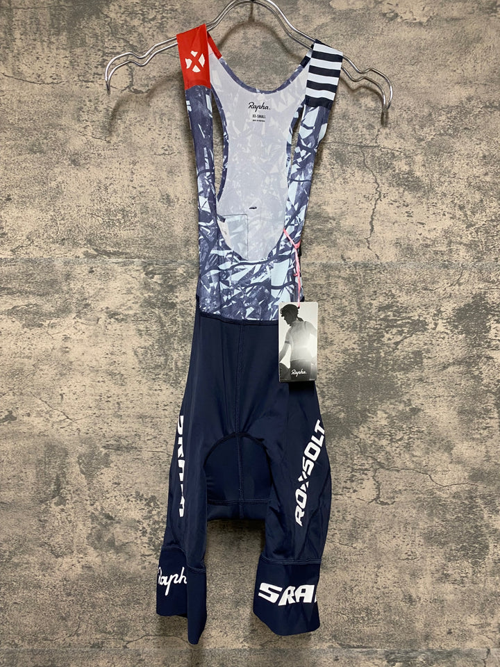 JE138 ラファ Rapha ATHLETES WOMEN'S PRO TEAM BIB SHORTS ビブショーツ ネイビー グレー レディース XXS