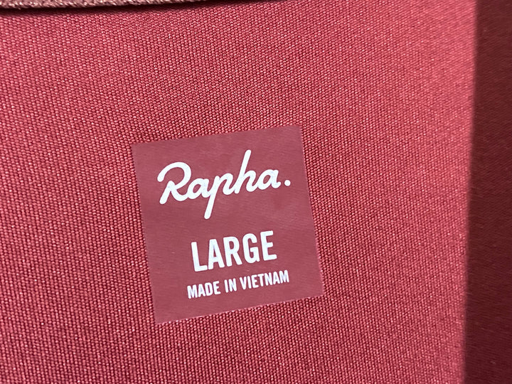 JP207 ラファ Rapha PRO TEAM LONG SLEEVE TRAINING JERSEY 長袖 サイクルジャージ 赤 L