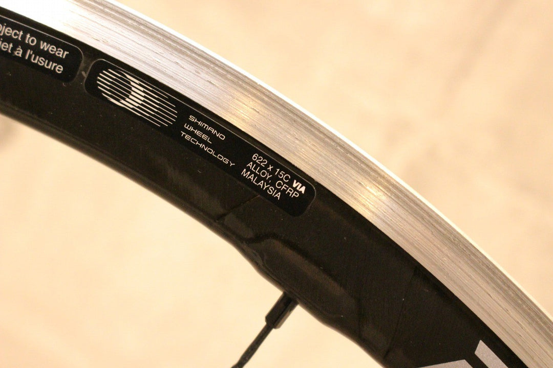 シマノ SHIMANO デュラエース DURA-ACE WH-9000-C35-CL アルミ/カーボン クリンチャー ホイールセット シマノ 11/12S 15C ナローリム【名古屋店】