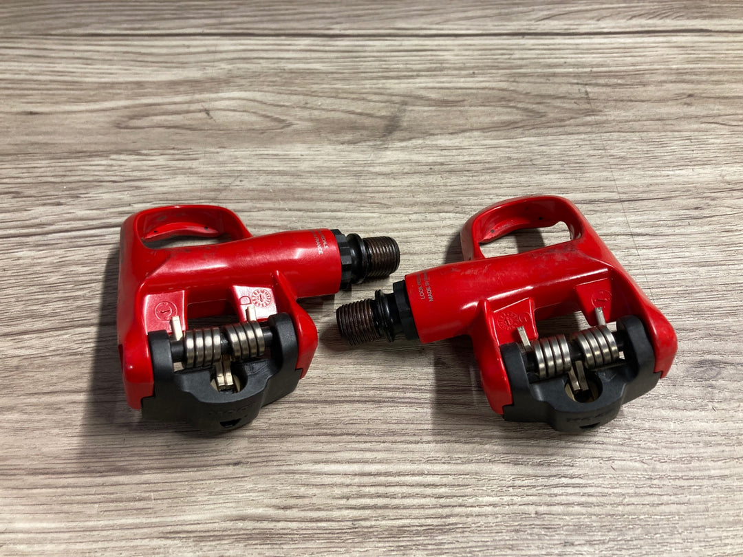 JS064 ルック LOOK ケオ KEO CLASSIC ビンディングペダル 赤