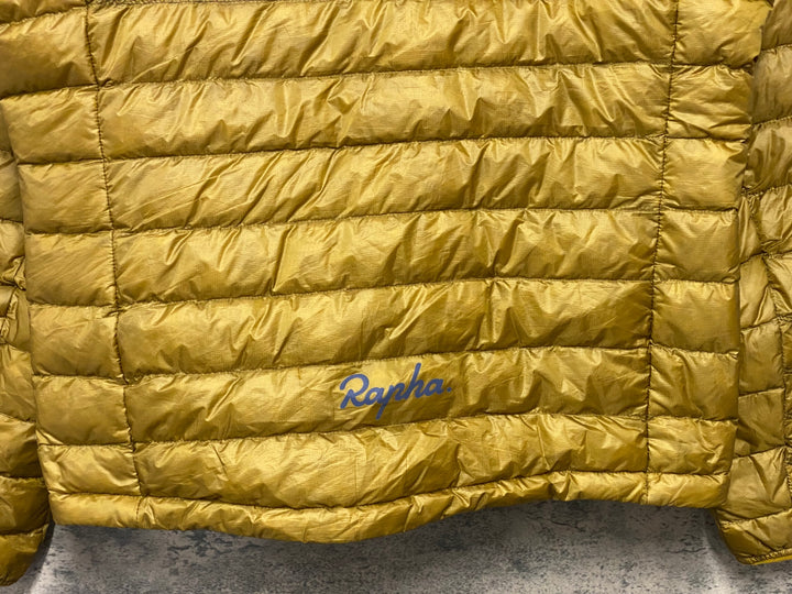 JY604 ラファ Rapha EXPLORE DOWN JACKET 長袖 ジャケット 茶 M 中綿 ダウン