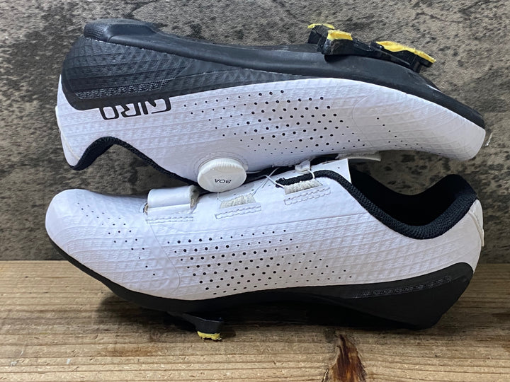 KF974 ジロ GIRO CADET ビンディングシューズ 白 EU40