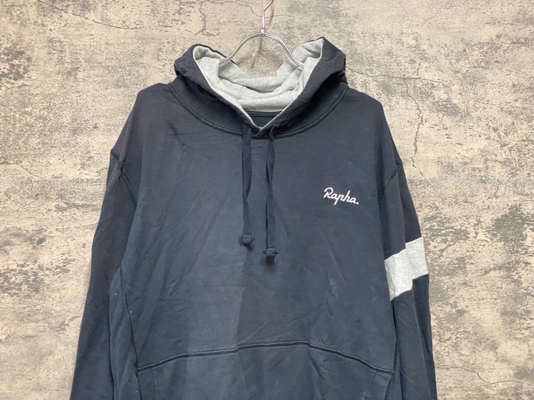 KG227 ラファ Rapha TRAIL HOODIE フーディ 長袖 スウェットパーカー 黒 XXL