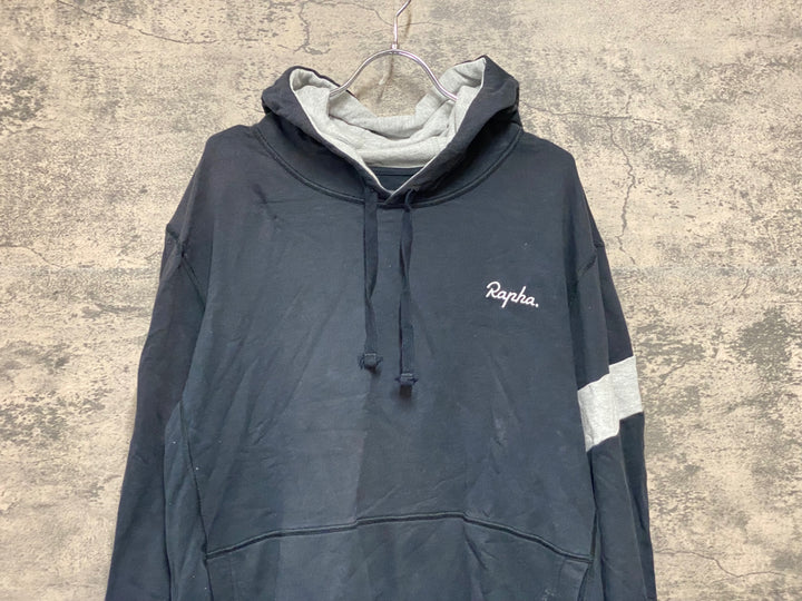 KG227 ラファ Rapha TRAIL HOODIE フーディ 長袖 スウェットパーカー 黒 XXL