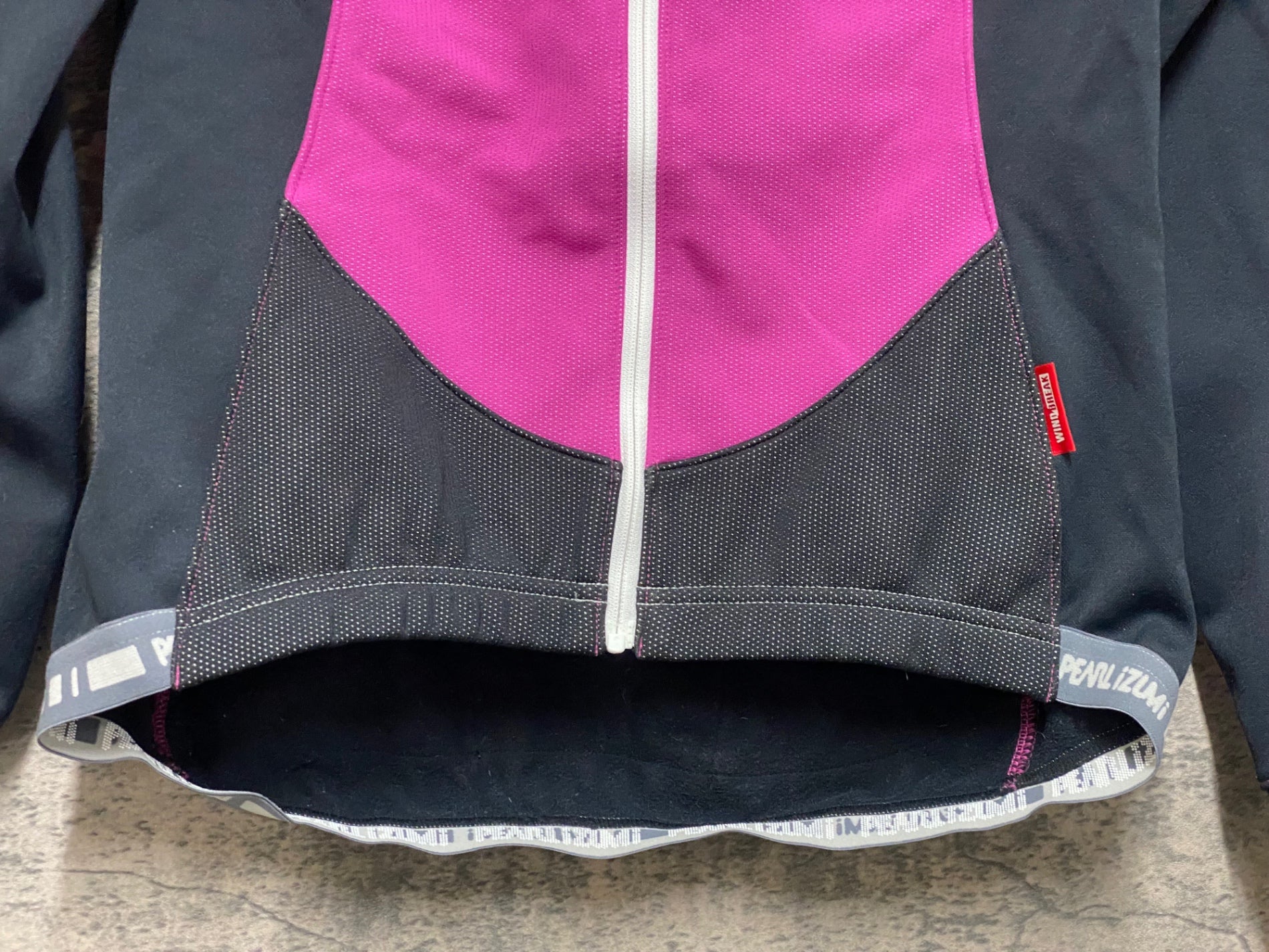 KA222 パールイズミ PEARL iZUMi 長袖 サイクルジャケット 紫 黒 S 裏