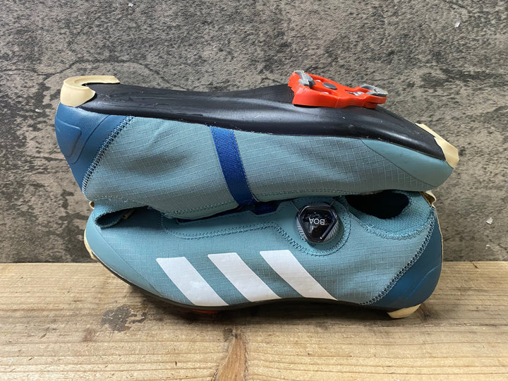 JZ145 アディダス adidas PARLEY ビンディングシューズ ターコイズ 3穴 BOA EU44