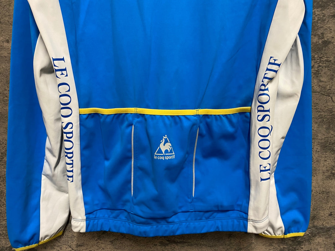 JR111 ルコックスポルティフ le coq sportif 長袖 サイクルジャージ 水色 O