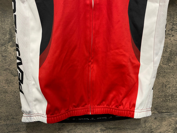JP880 パールイズミ PEARL iZUMi 半袖 サイクルジャージ L 黒白赤