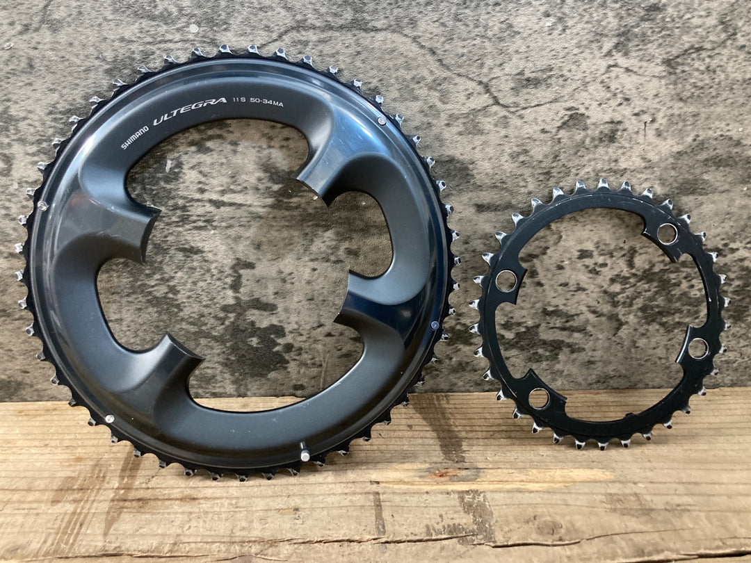 KF538 シマノ SHIMANO アルテグラ ULTEGRA FC-6800用 チェーンリング 50/34T
