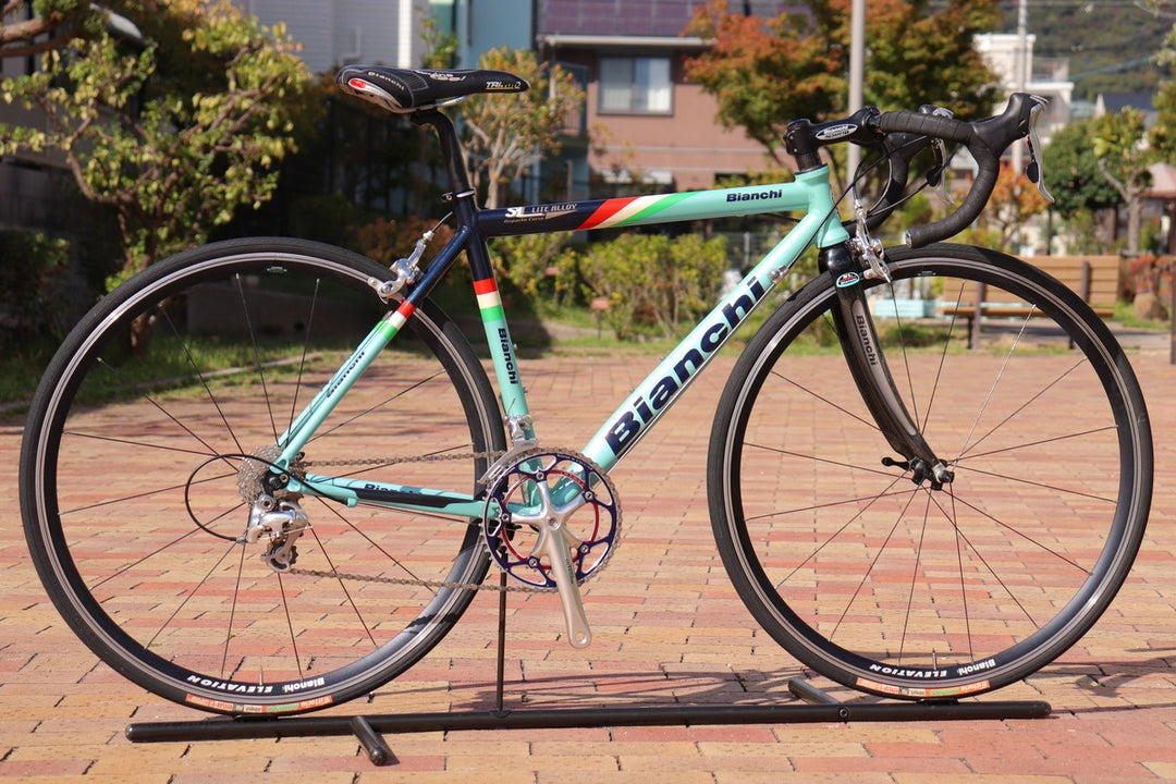 ビアンキ BIANCHI SL LITE ALLOY 2000年頃 シマノ アルテグラ 6500 MIX 9S アルミ ロードバイク 【芦屋店】