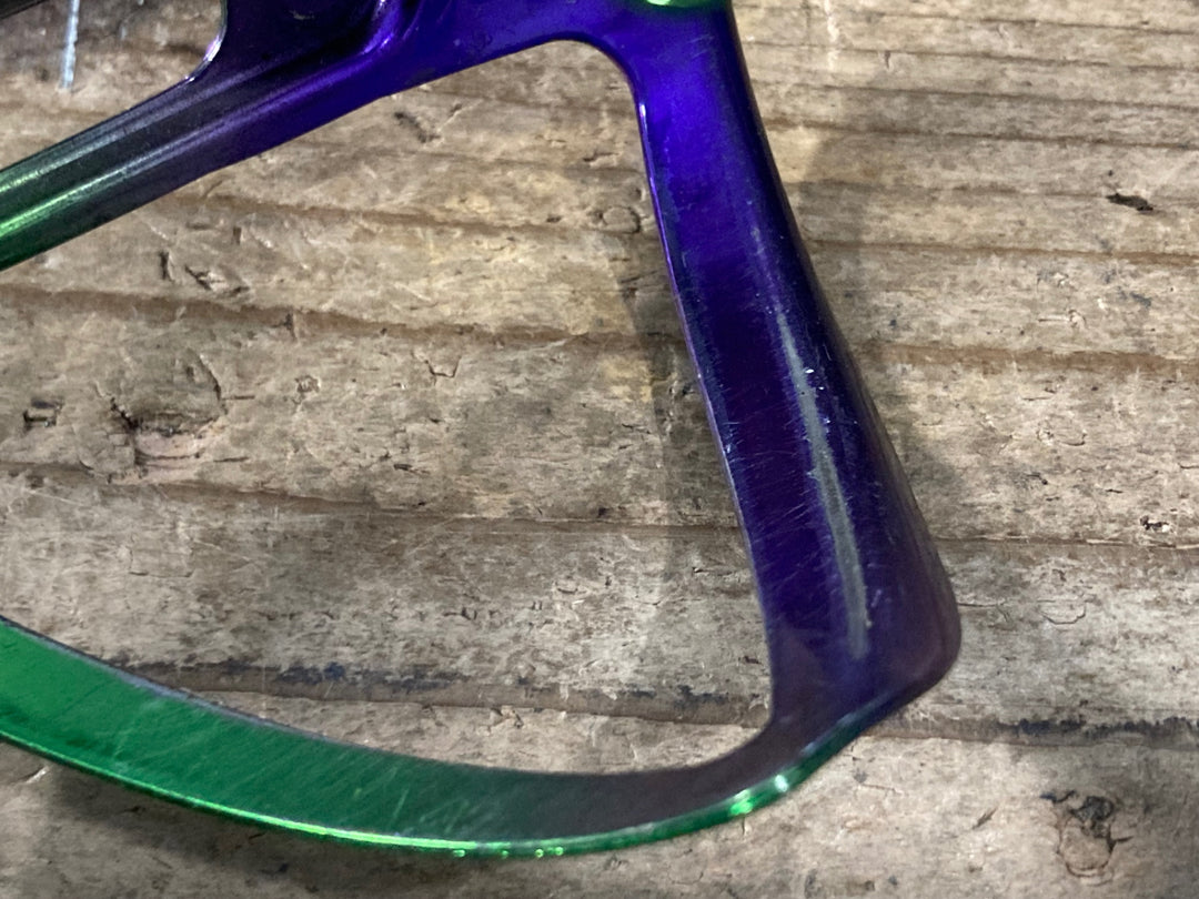 KP724 スパカズ SUPACAZ FLY CAGE ANO Limited アルミ ボトルケージ 緑 紫 2個セット