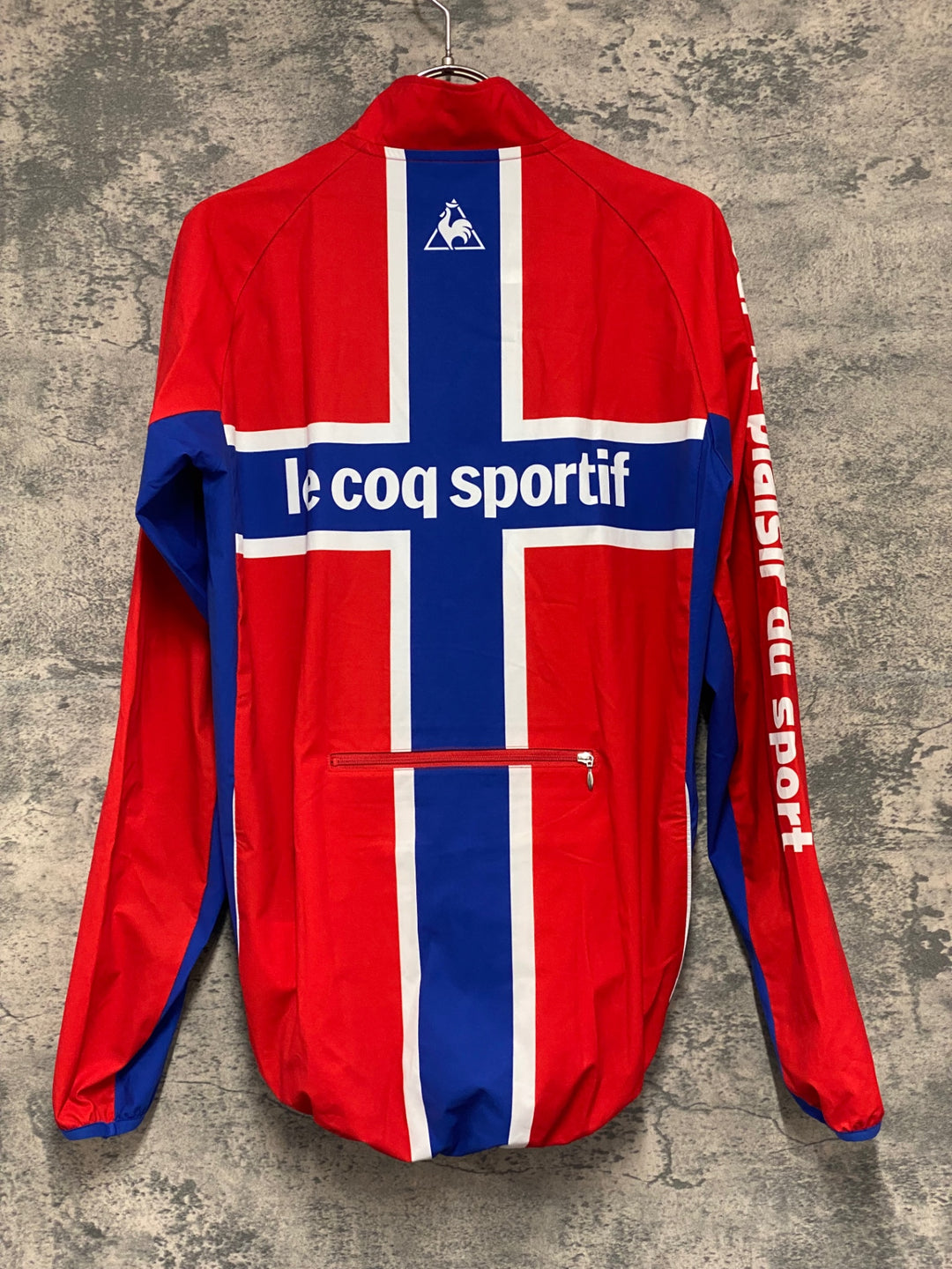 KG652 ルコックスポルティフ le coq sportif 長袖 ウィンドブレーカー 赤 S