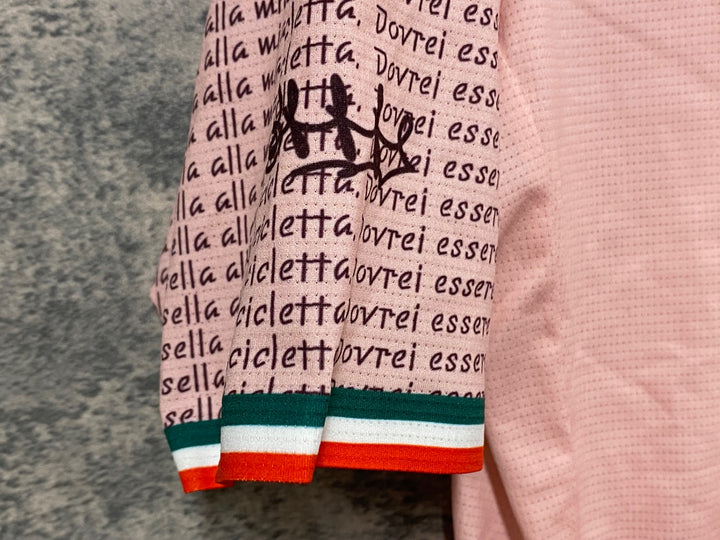 JV232 ラファ Rapha COPPI FLYWEIGHT JERSEY 半袖 サイクルジャージ ピンク S