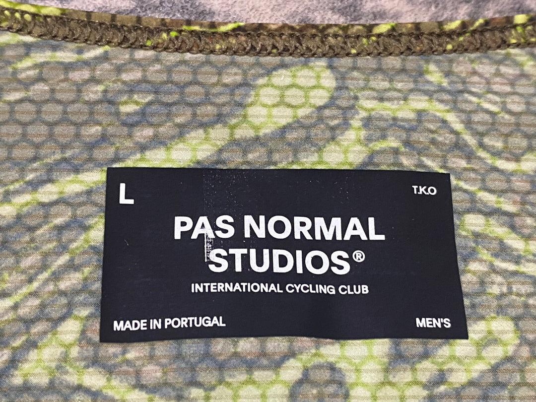 KJ289 パスノーマルスタジオ PAS NORMAL STUDIOS Men's T.K.O. Mechanism Pro Jersey - Disorder 半袖 サイクルジャージ カモ L